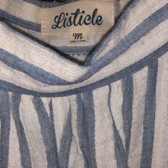 Striped Linen Maxi Skirt Set - Picture 5 of 8